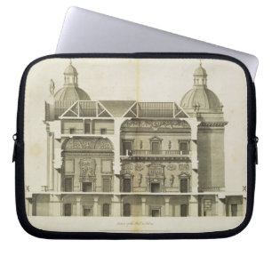 Protection Pour Ordinateur Portable Houghton Hall : section transversale du Hall et du