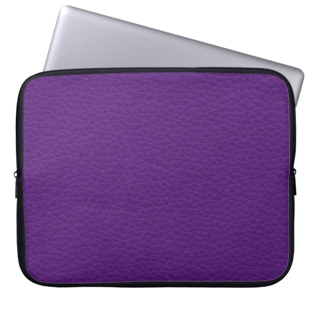 Protection Pour Ordinateur Portable Image de cuir pourpre (Devant)