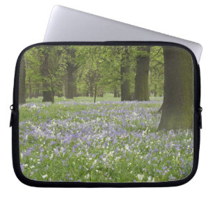 Protection Pour Ordinateur Portable Jacinthes et chênes au printemps, Little Hagley
