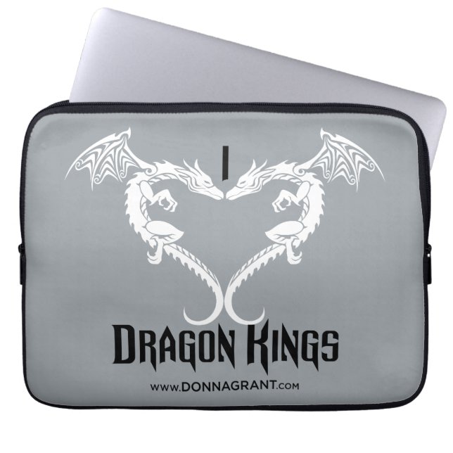 Protection Pour Ordinateur Portable J'aime des rois de dragon 13" douille d'ordinateur (Devant)
