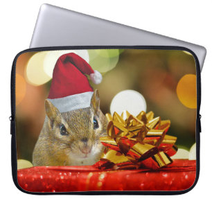 Protection Pour Ordinateur Portable Joli Noël Chipmunk
