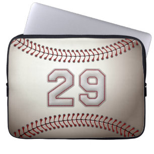 Protection Pour Ordinateur Portable Joueur numéro 29 - points frais de base-ball