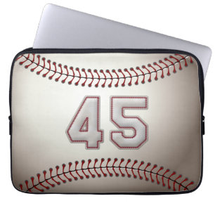 Protection Pour Ordinateur Portable Joueur numéro 45 - points frais de base-ball