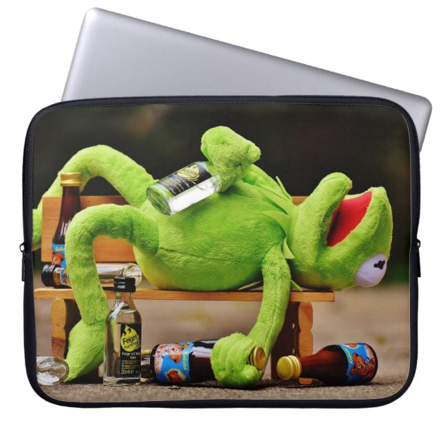 Protection Pour Ordinateur Portable Kermit de Kikker Sleeve (Devant)