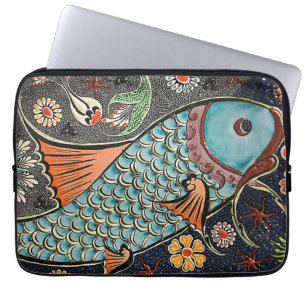 Protection Pour Ordinateur Portable Koi Mosaic