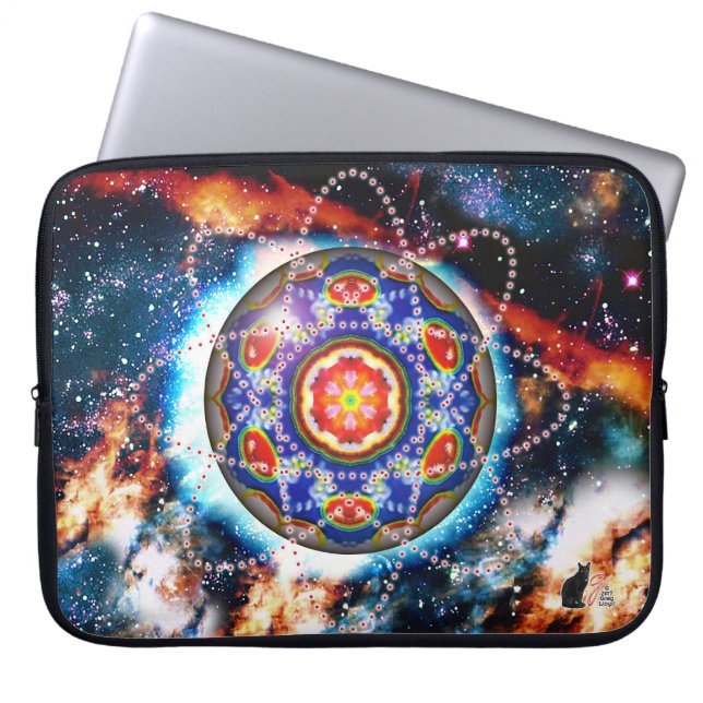 Protection Pour Ordinateur Portable Kyron Orbz Kaleid (Devant)