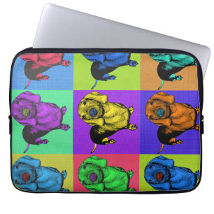 Protection Pour Ordinateur Portable Le basset allemand Doxie d'art de bruit lambrisse