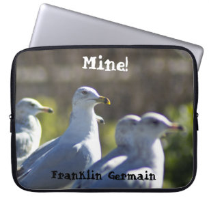Protection Pour Ordinateur Portable Le mien ! Mouette sur rail