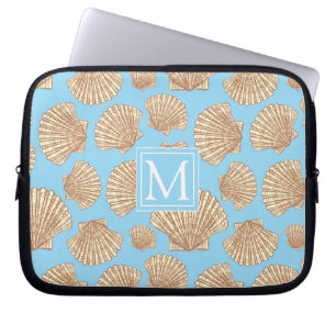 Protection Pour Ordinateur Portable Le motif vintage de coquillage de style ajoutent