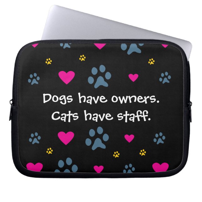 Protection Pour Ordinateur Portable Les chiens ont des Propriétaire-Chats avoir le (Devant)