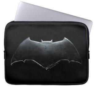 Protection Pour Ordinateur Portable Ligue de Justice   Symbole de batman métallique