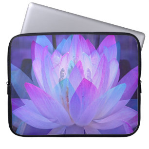 Protection Pour Ordinateur Portable Lotus en bleu...