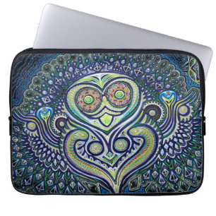 Protection Pour Ordinateur Portable "Lumière intérieure" (hibou psychédélique)