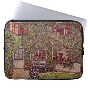 Protection Pour Ordinateur Portable Maison Guardaboschi par Gustav Klimt, Art Vintage