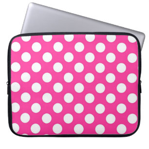 Protection Pour Ordinateur Portable Manche de l'ordinateur portable Pink Polka Dot