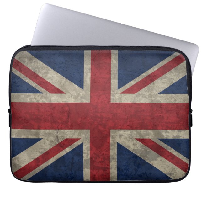 Protection Pour Ordinateur Portable Manche portable Union Jack (Devant)