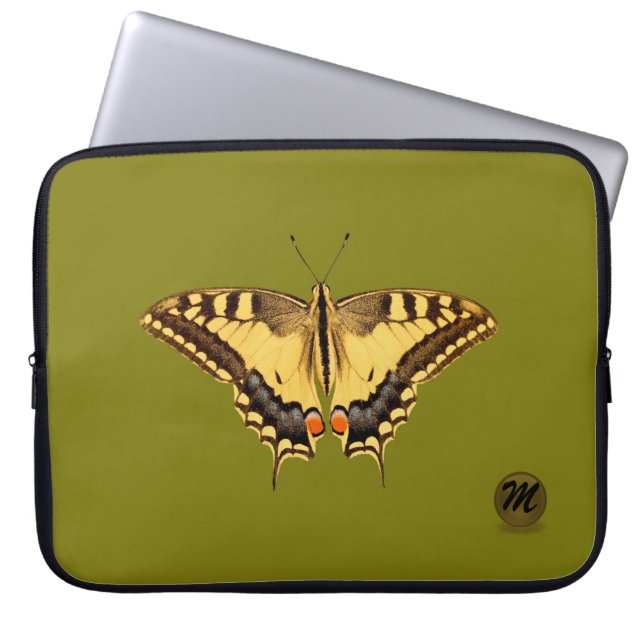 Protection Pour Ordinateur Portable Manche pour ordinateur portable Swallowtail Butter (Devant)