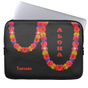 Protection Pour Ordinateur Portable Manches d'ordinateur portable Hawaiian Lei personn