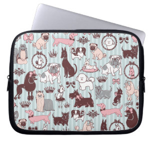 Protection Pour Ordinateur Portable Manches pour ordinateur portable Doggy Boudoir