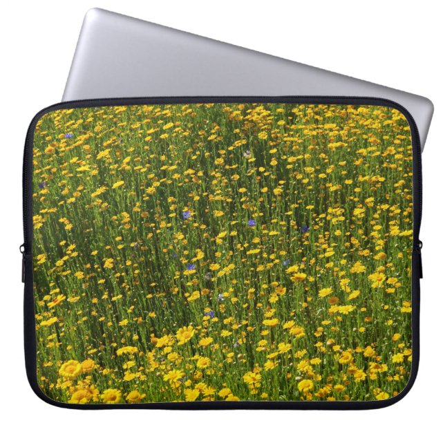Protection Pour Ordinateur Portable Marguerites jaunes (Devant)