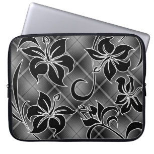 Protection Pour Ordinateur Portable Mauna Loa Hibiscus Hawaïen Plaid