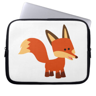 Protection Pour Ordinateur Portable Mignonne Astute Cartoon Fox Portable