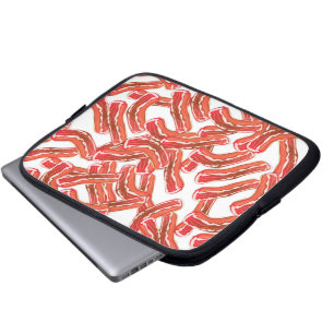 Protection Pour Ordinateur Portable Motif Bacon Croustillant