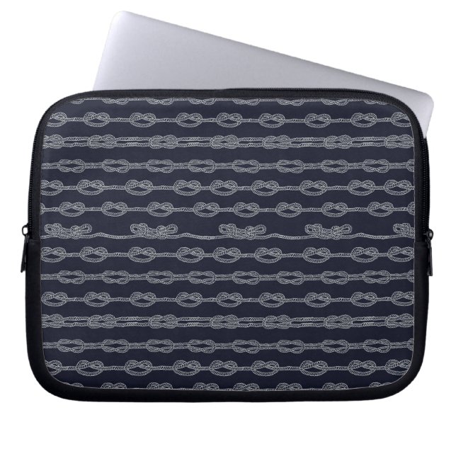 Protection Pour Ordinateur Portable Motif de noeuds marin (Devant)