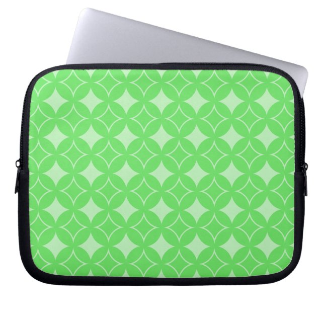 Protection Pour Ordinateur Portable Motif de shippo vert citron (Devant)
