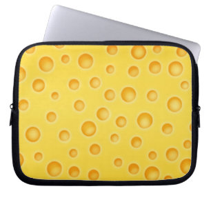 Protection Pour Ordinateur Portable Motif de texture au fromage suisse