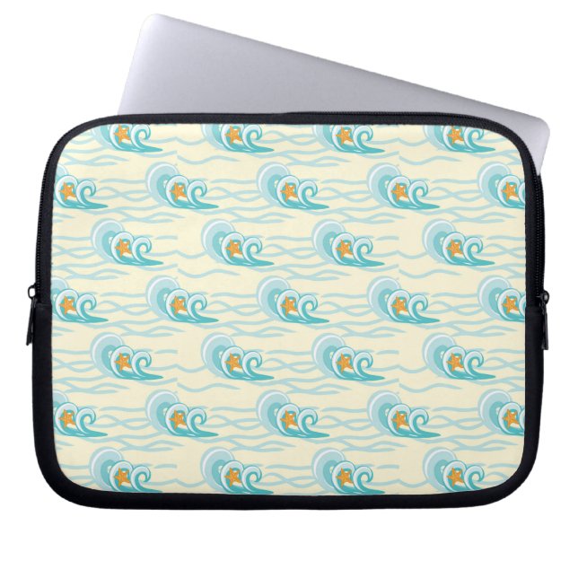 Protection Pour Ordinateur Portable Motif de vagues mou (Devant)