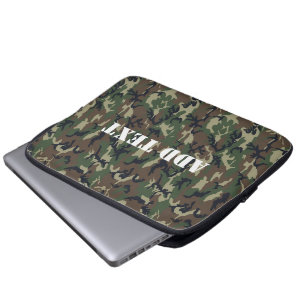 Protection Pour Ordinateur Portable Motif du camouflage vert militaire