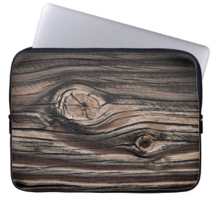 Protection Pour Ordinateur Portable Motif du grain de bois