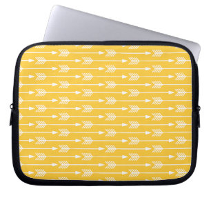 Protection Pour Ordinateur Portable Motif Flèches jaunes