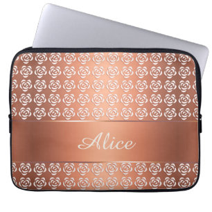 Protection Pour Ordinateur Portable motif floral abstrait