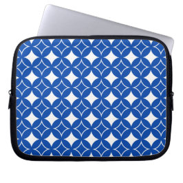 Protection Pour Ordinateur Portable Motif shippo bleu et blanc