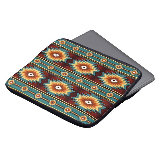 Protection Pour Ordinateur Portable Motif tribal du Sud-Ouest (Devant haut)