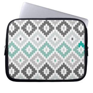 Protection Pour Ordinateur Portable Motif tribal gris et en bon état de diamant d'Ika