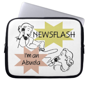 Protection Pour Ordinateur Portable Newsflash Je suis un cadeau d'Abuela
