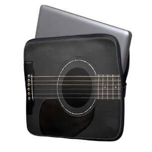 Protection Pour Ordinateur Portable Noir de guitare