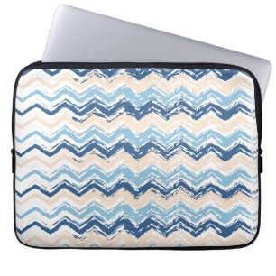 Protection Pour Ordinateur Portable Ocean Waves Chevron