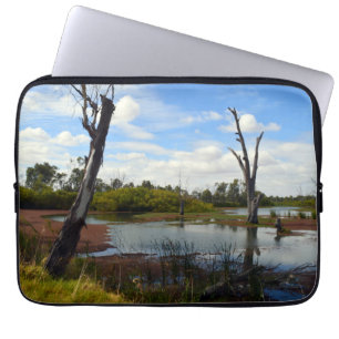 Protection Pour Ordinateur Portable Où La Faune Joue, Riverland, Australie,