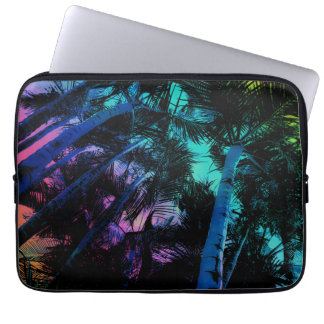 Protection Pour Ordinateur Portable Palmiers d'arc-en-ciel