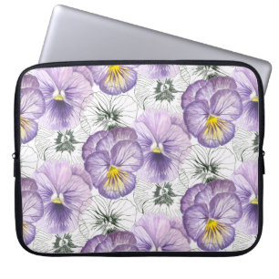 Protection Pour Ordinateur Portable Pansy motif