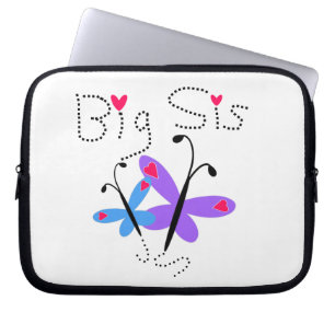 Protection Pour Ordinateur Portable Papillons Big Sis Cadeaux