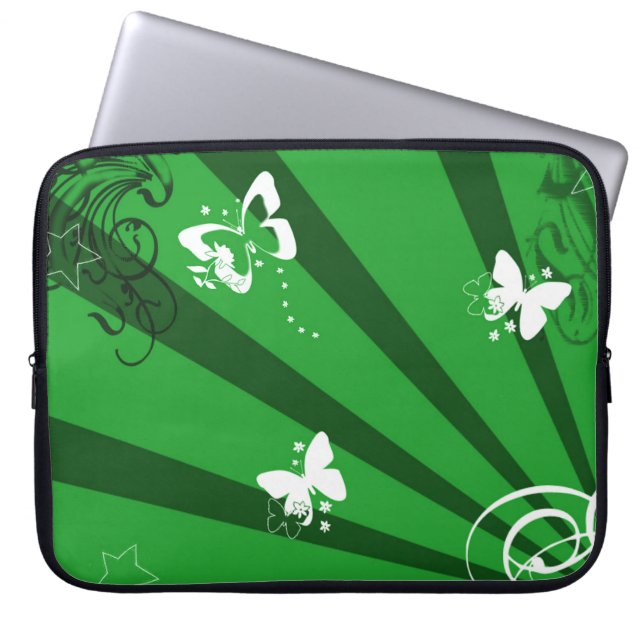 Protection Pour Ordinateur Portable Papillons et étoiles 2 (Devant)