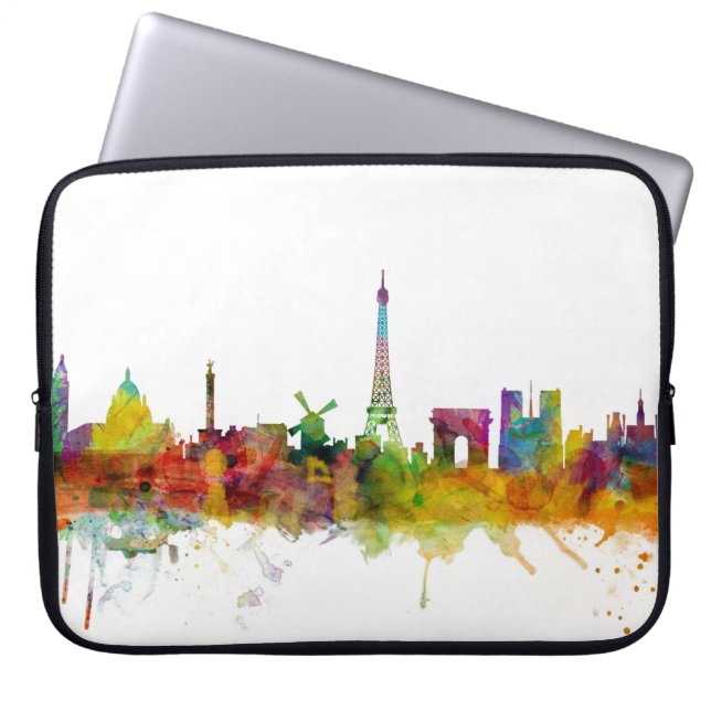 Protection Pour Ordinateur Portable Paris France Skyline (Devant)