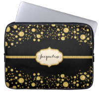 Parties scintillant de feuille d'or Confetti Pois
