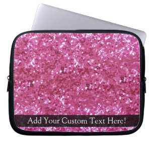 Protection Pour Ordinateur Portable Parties scintillant rose-chaud