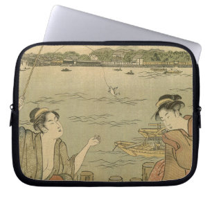 Protection Pour Ordinateur Portable Pêcheurs Japonais
